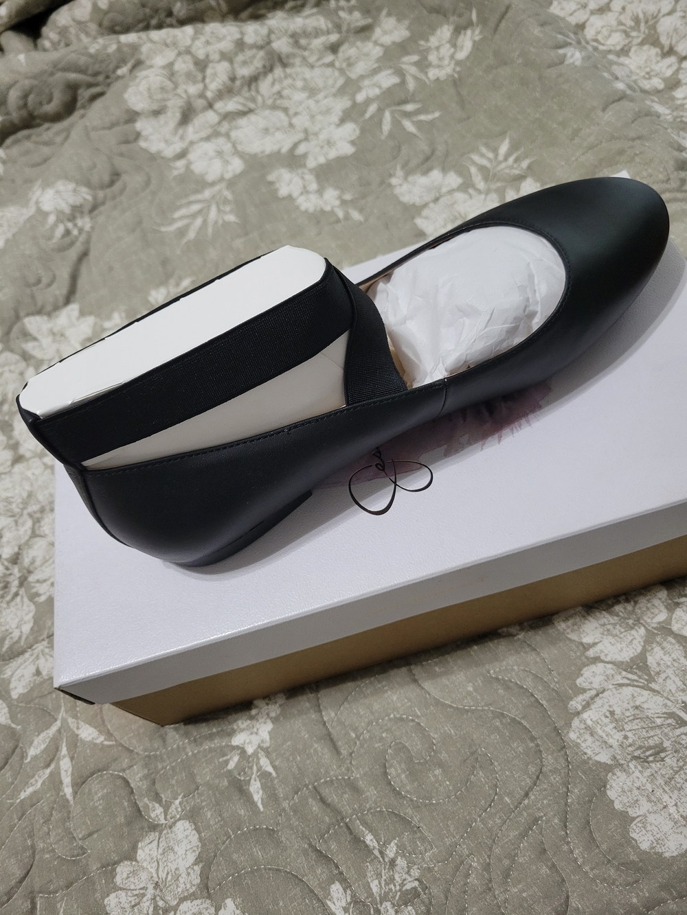 NIB BRYSSA Ballet Flats | Black Vegan Leather | Size 9.5
